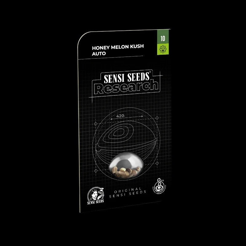Honey Melon Kush Auto - Sensi Seeds - Samonakvétací semena, pohled 2