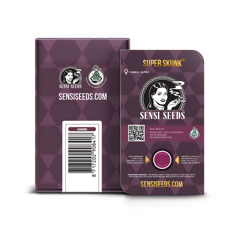 Super Skunk - Sensi Seeds - Feminizovaná semena, pohled 4